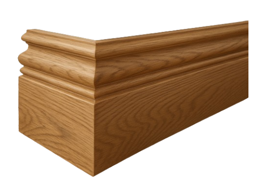 Listwa przypodłogowa drewniana. Cokół dębowy na wymiar
