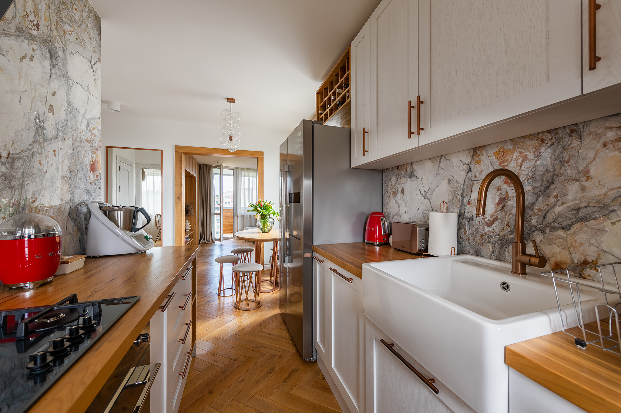 Blat kuchenny drewniany na wymiar, naturalny i solidny