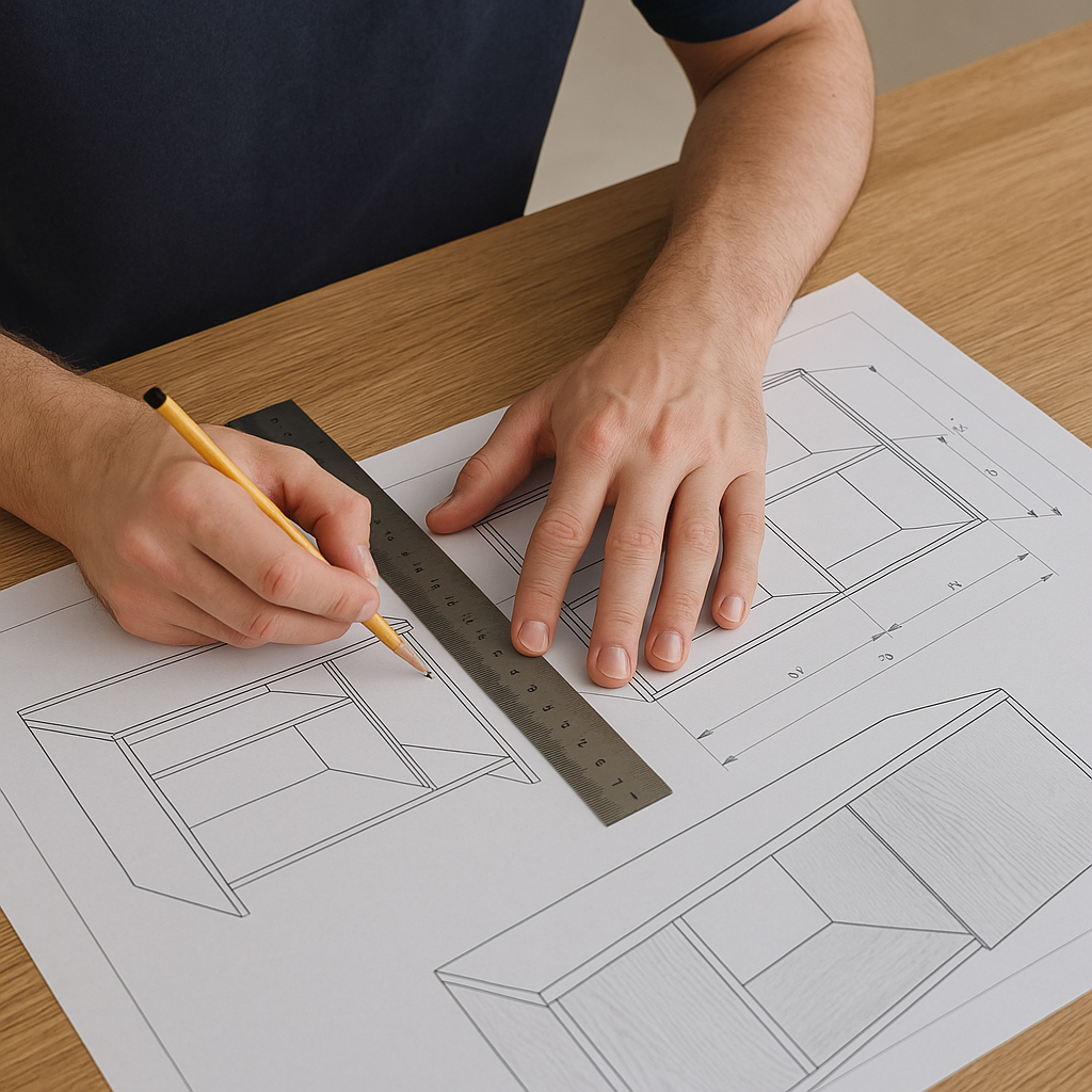 Doradztwo stolarskie przy projektowaniu mebli na wymiar.