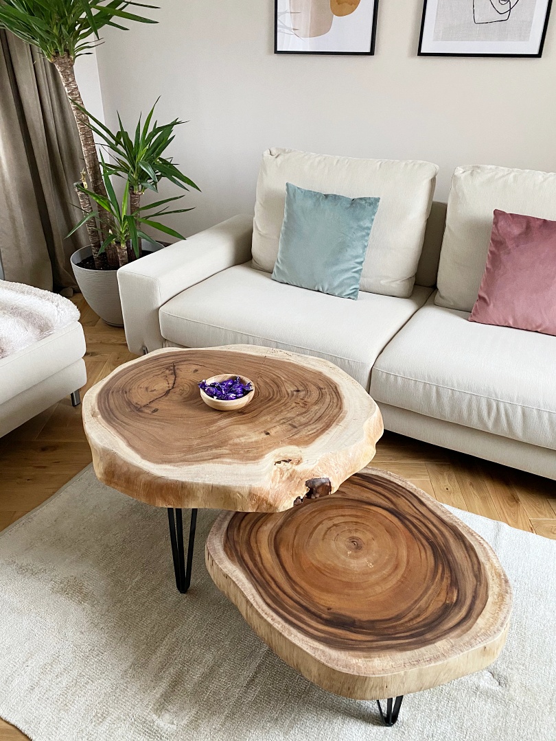 Drewno egzotyczne szlifowane – gładka powierzchnia.