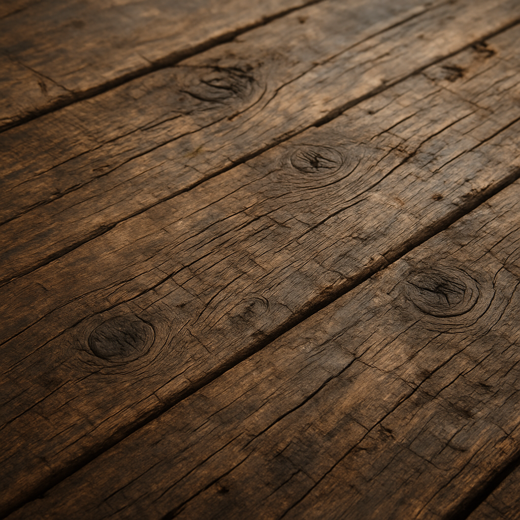 Drewno dębowe szczotkowane – naturalna faktura.