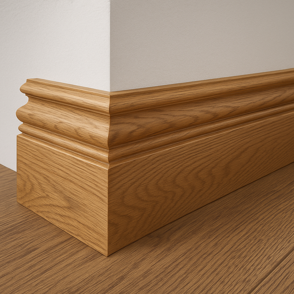 Masywna listwa przypodłogowa dębowa Warszawa