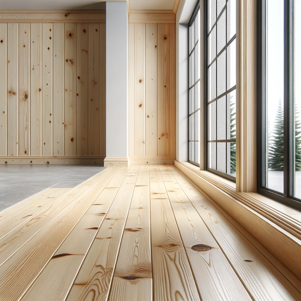 Naturalna listwa przypodłogowa sosnowa Warszawa