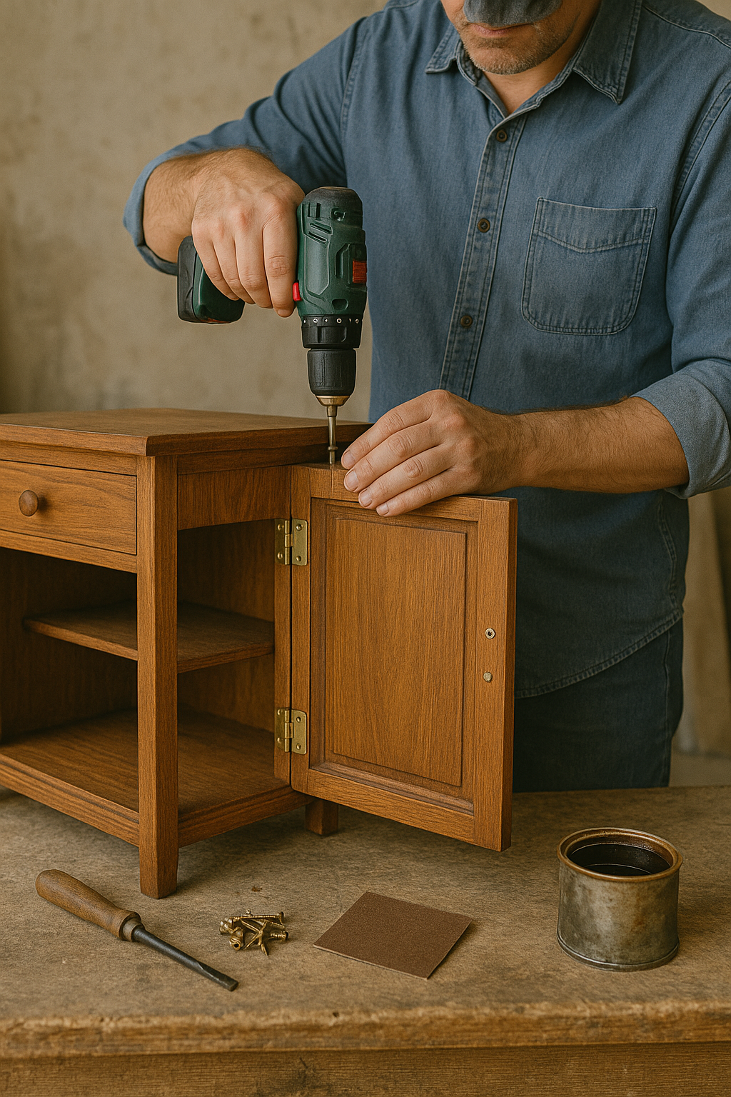 Naprawa mebli drewnianych – profesjonalny serwis.