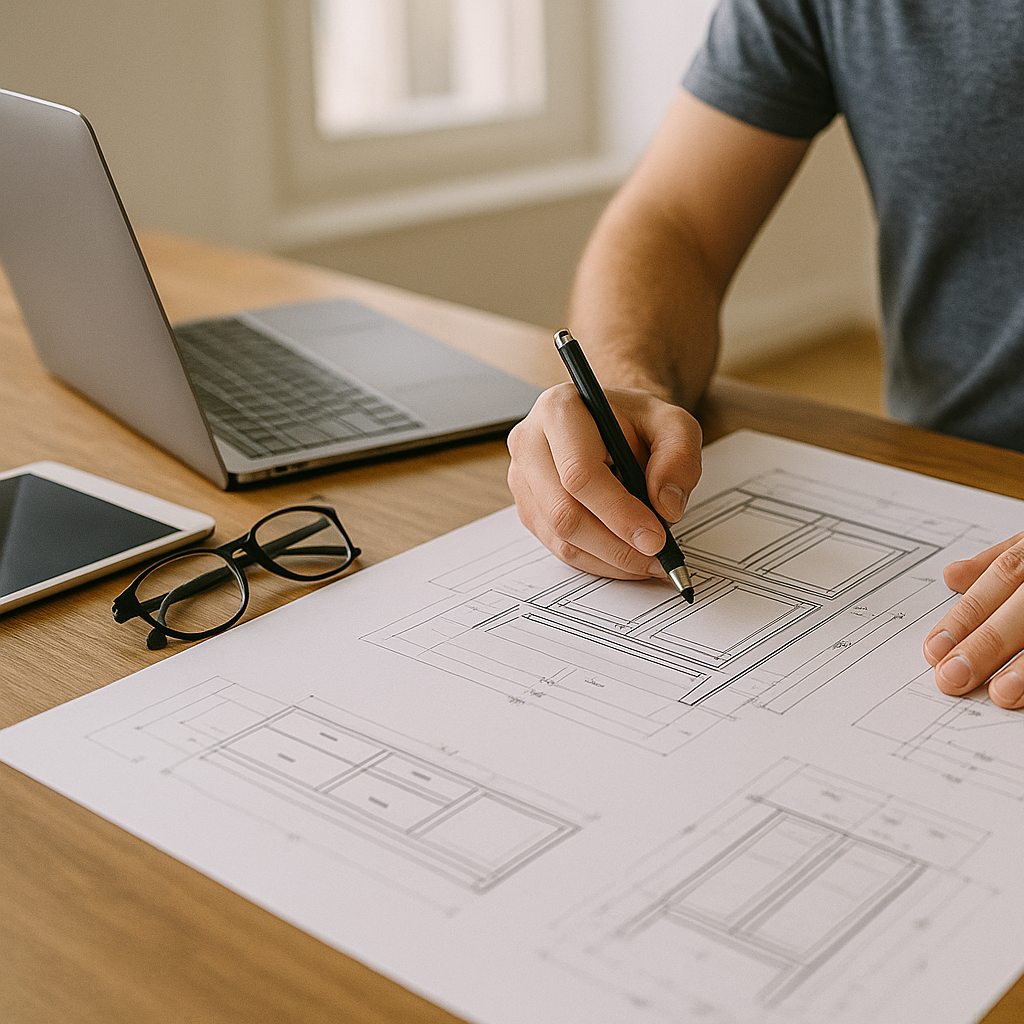 Doradztwo stolarskie przy projektowaniu mebli na wymiar.