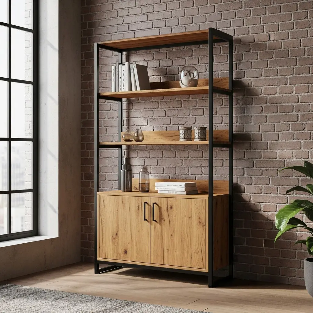 Regał biurowy na wymiar – indywidualny projekt.