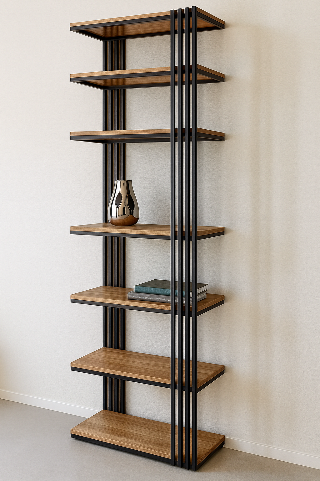 Regał biurowy wysoki – maksymalna pojemność.