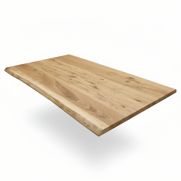 Blat rustykalny dębowy – naturalne drewno z widocznymi sękami i usłojeniem