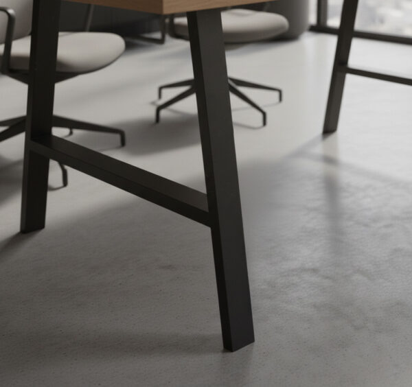 Nogi do stołu BORZA – loftowe, stalowe, profil A