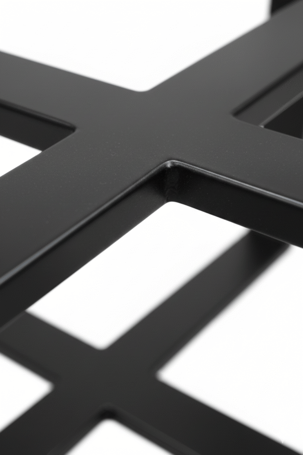 Nogi do stołu SOLMERA – loftowe, krzyżujące się u podstawy, stalowe