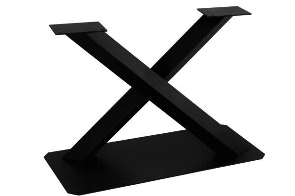 Nogi metalowe ROKLA – stalowe nogi w kształcie litery X z podstawą do stołu