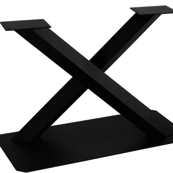 Nogi metalowe ROKLA – stalowe nogi w kształcie litery X z podstawą do stołu