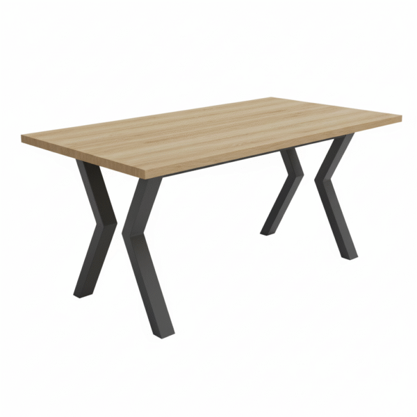 Nogi metalowe TANORIA – nowoczesne stalowe nogi do stołu drewnianego