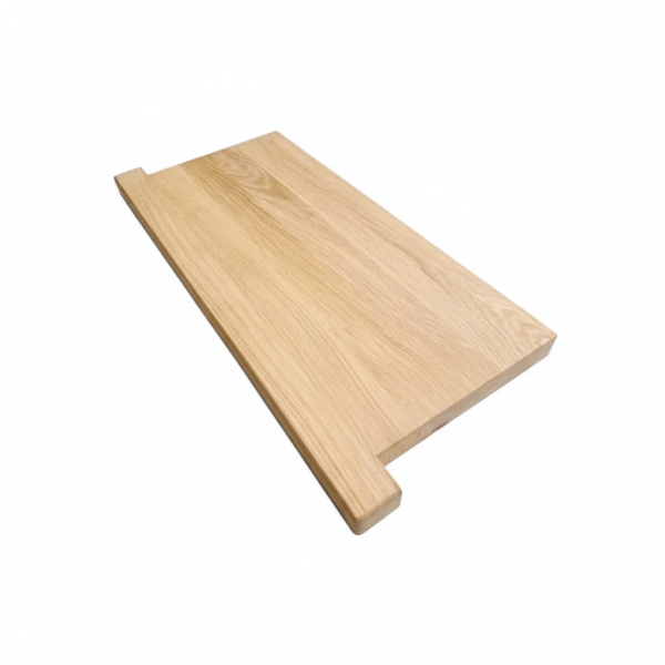 Parapet dąb olejowany – lity dąb zabezpieczony olejem, naturalna powierzchnia