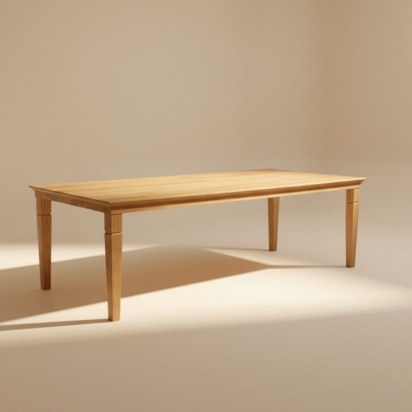 Stół dębowy ESKULAPA – skandynawski stół z litego drewna dębowego