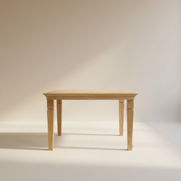 Stół dębowy MINI ESKULAPA – stół z litego dębu w stylu skandynawskim