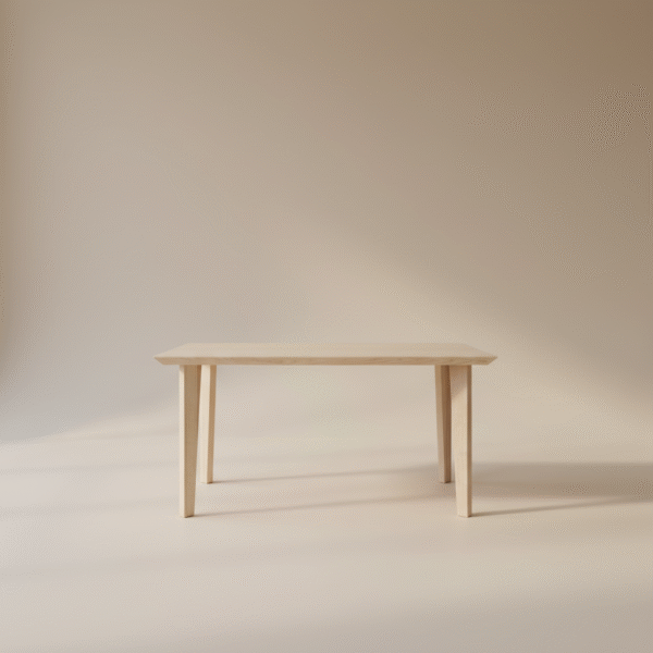 Stół LIGNO – naturalny dąb, japońsko-skandynawski minimalizm