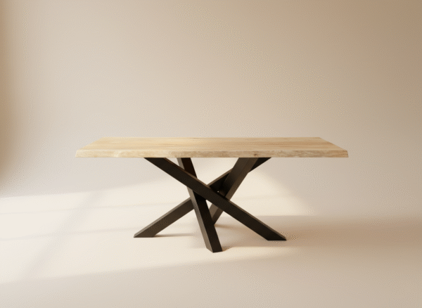 Stół drewniany na wymiar BONAR – nowoczesny stół z litego drewna