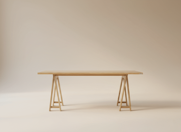 Stół drewniany TIKO – skandynawski stół z ciekawymi nogami