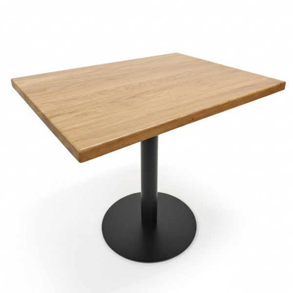 Metalowa noga Lestna – okrągła podstawa, idealna do kawiarnianych blatów