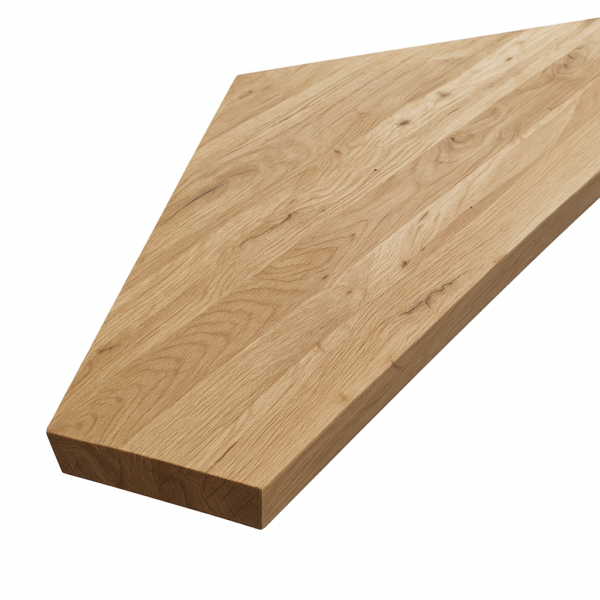 Stopnie zabiegowe dębowe sęk gr. 4 cm, 130 x 66 cm rustykalne