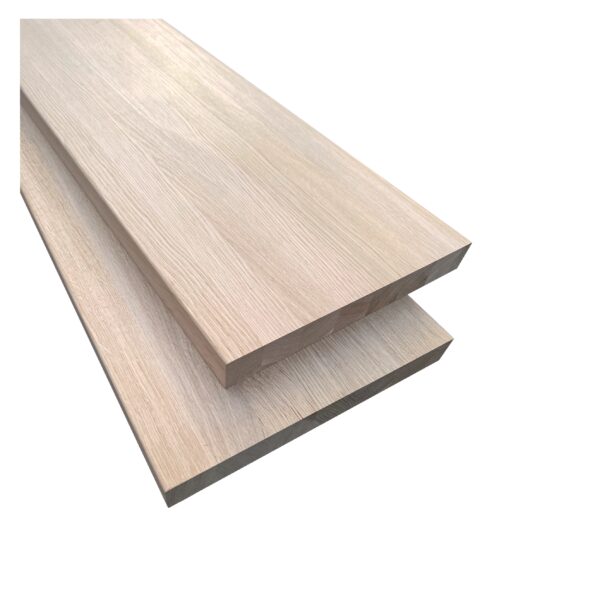 Stopnie schodowe dębowe proste – lite drewno, naturalny kolor, stolarnia