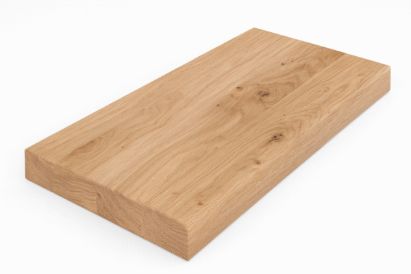 Dębowe stopnie drewniane z lekkim sękiem – naturalne stopnie schodowe